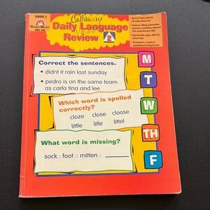 Evan-Moor Vintage 1998 Daily Language Review Book for 2nd Grade